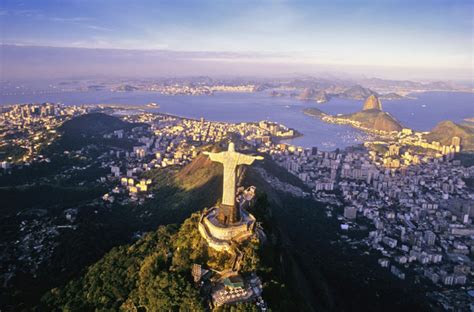 Adorable Aerial View Of Christ The Redeemer