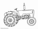 Vintage farm tractor coloring Page Hardy  Printable sketch template