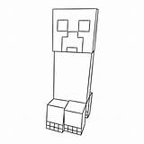 Minecraft Skeleton With Bow Coloring Pages sketch template