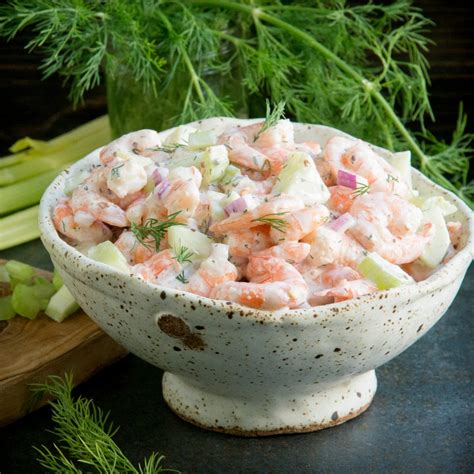 Creamy Shrimp Salad with Dill (Low Carb | Keto Friendly) - Simply So ...