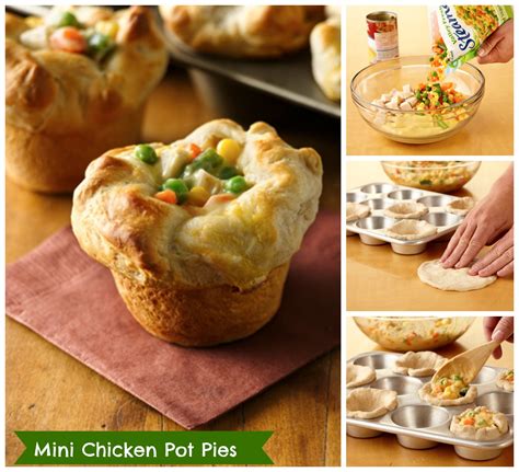 Grands!™ Mini Chicken Pot Pies | Recipe | Recipes, Food, Mini chicken pot pies