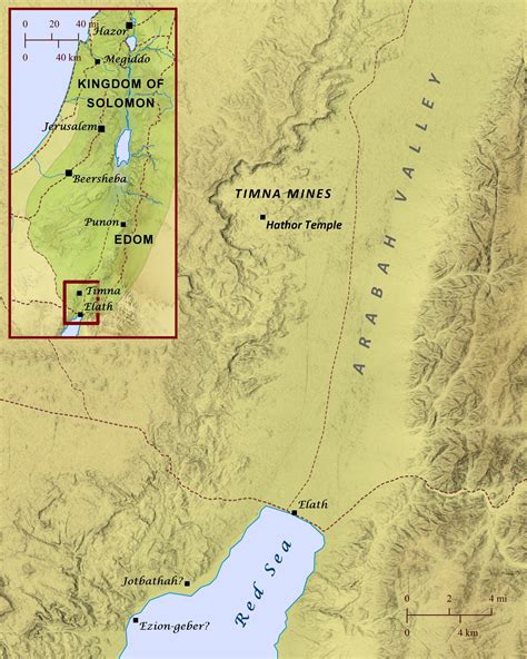 Southern Arabah Valley – Bible Mapper Atlas