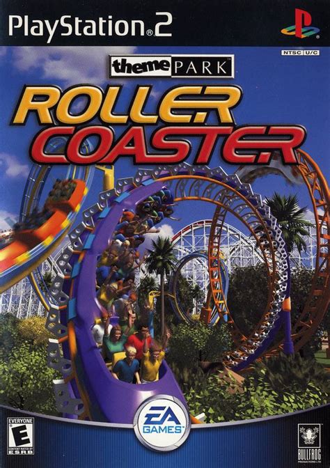 Theme Park Roller Coaster Sony Playstation 2 Game