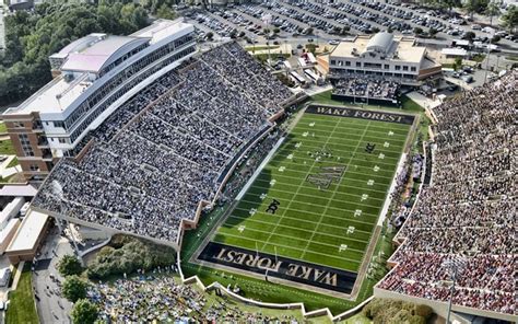 Download wallpapers BBT Field, football stadium, Wake Forest Demon ...