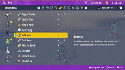 How to get leftovers in Pokemon Scarlet and Violet