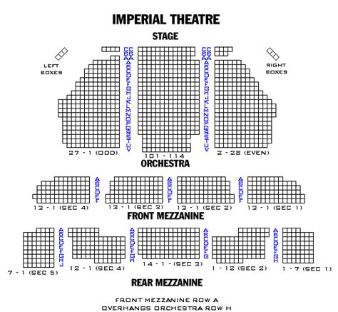 Gershwin Theatre Virtual Seating Chart – Two Birds Home