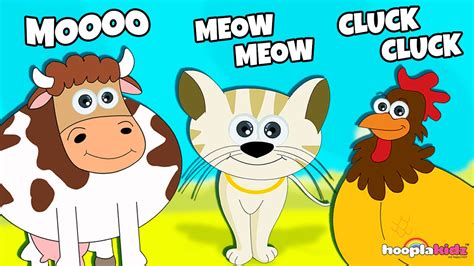 Sounds Of The Animals - HooplaKidz Plus - Fun and Educational Videos