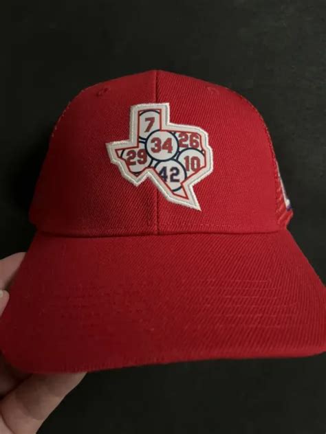 TEXAS RANGERS RETIRED Numbers Cap, Limited SGA 7-14-23 Never Worn, New ...