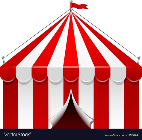 Circus tent Royalty Free Vector Image - VectorStock