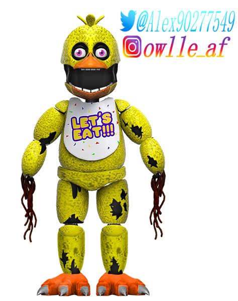 withered chica action figure P.s. mangle next : r/fivenightsatfreddys