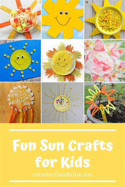 Awesome Sun Crafts for Kids - Creative Family Fun