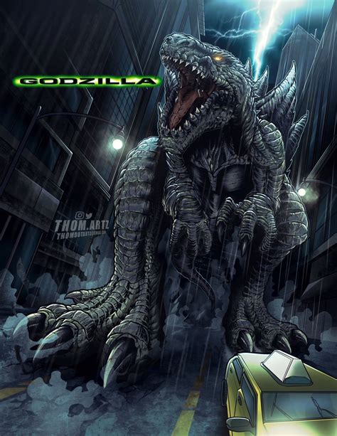 Godzilla 1998 fanart | Godzilla | Know Your Meme