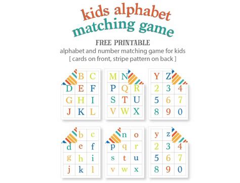 Kids Alphabet Matching Game - Free Printable | Live Craft Eat