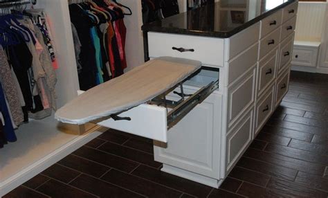 Ironing Board Cabinet Extensions For Organized Laundry Rooms