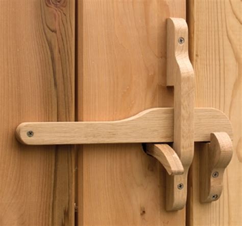 Rustic Wooden Gate Latch - "The Oxford" - 360 Yardware