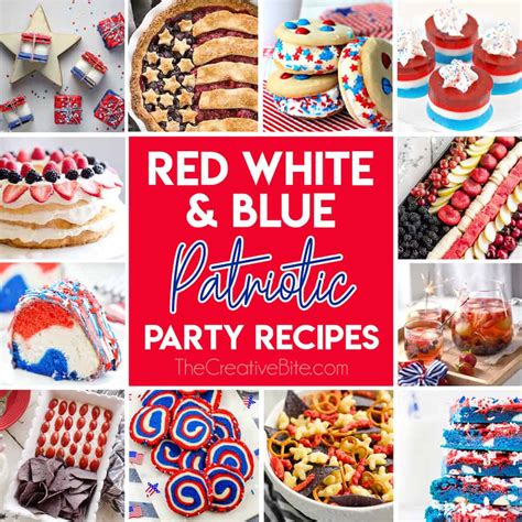 Red, White and Blue Patriotic Recipes