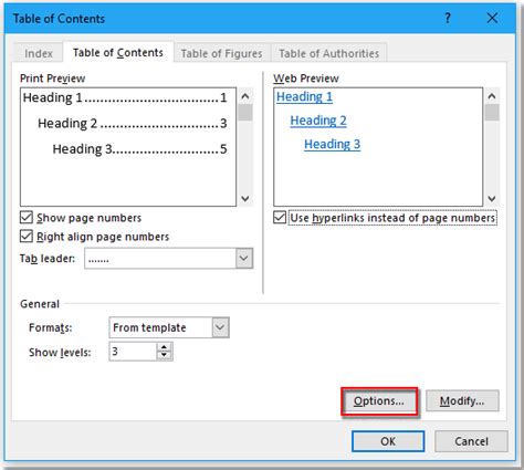 Ms Word Table Of Contents Hyperlinks Not Working | Elcho Table