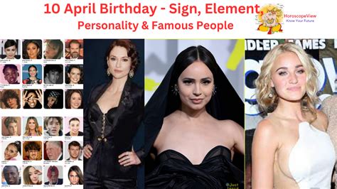 April 10 Birthdays Personality (People Born on April 10th) Popular ...