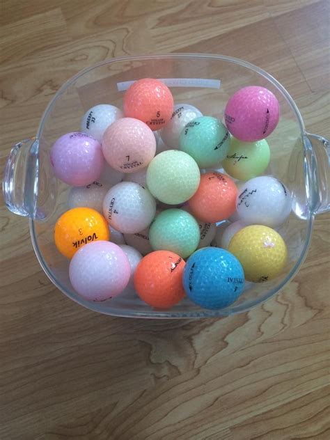 We carry bright coloured golf balls for the ladies who want to add some colour and fun to their ...