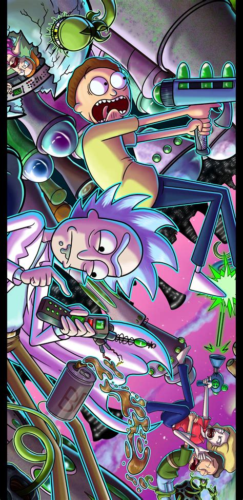 Rick and Morty Psychedelic Wallpapers - Top Free Rick and Morty Psychedelic Backgrounds ...