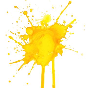Bright Yellow Splash Watercolor Paint, Watercolor, Splash, Stain PNG Transparent Image and ...