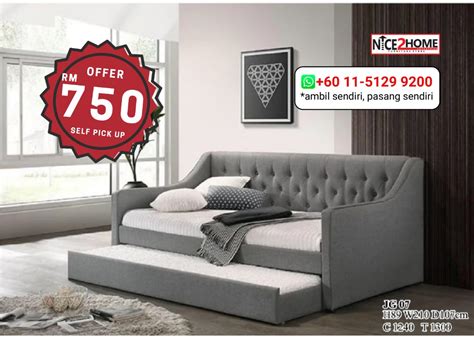 [Pre-order] Sofa Bed + Pull out, Furniture & Home Living, Furniture ...