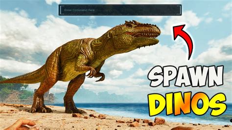 (ASA) How To Spawn ANY Dino in ARK Survival Ascended | Easy Summon COMMAND - YouTube