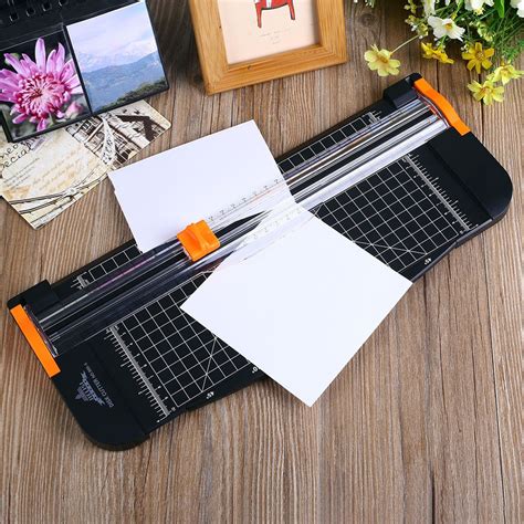 Heavy Duty Paper Cutter A4 Precision Rotary Paper Photo Card Cutter Trimmer Ruler | Alexnld.com