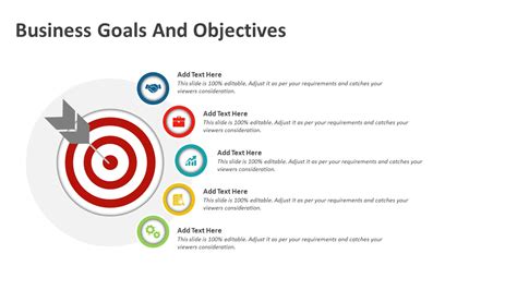 Business Goals And Objectives PowerPoint Template | Goal Slides