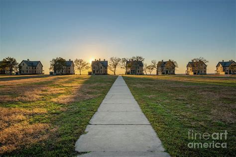 Officers Row Sunset Photograph by Michael Ver Sprill - Fine Art America