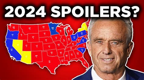 RFK JR vs. TRUMP vs. BIDEN | 2024 Election Map Based On RFK Jr's Best ...