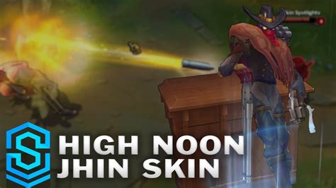 High Noon Jhin Skin Spotlight - Pre-Release - League of Legends - YouTube