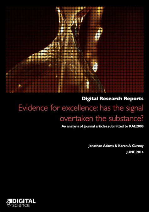 Evidence for Excellence - Digital Science