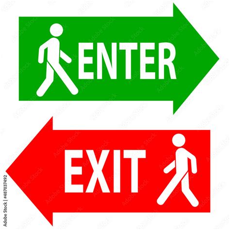 Printable Entrance And Exit Signs Artofit - vrogue.co