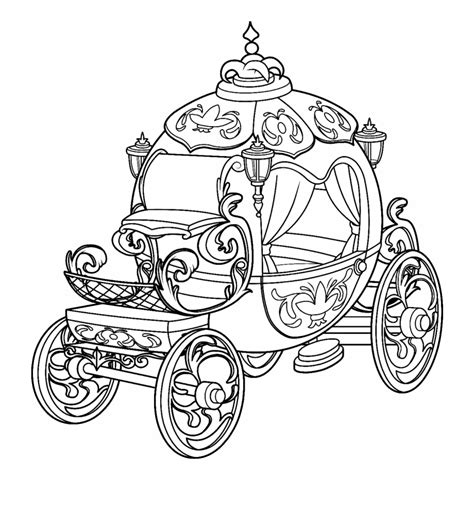 Free Cinderella Carriage Black And White Clipart, Download Free Cinderella Carriage Black And ...