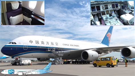 CHINA SOUTHERN AIRBUS A380 CABIN and AIRCRAFT REVIEW - YouTube