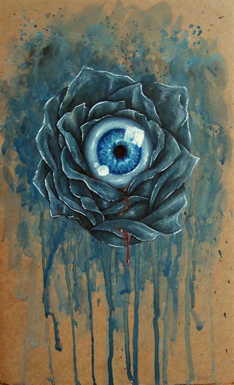 Rose by BenjiiBen on DeviantArt | Eyeball art, Eye art, Weird art