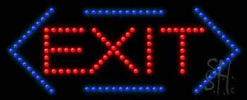 Exit Animated LED Sign | Business LED Signs | Neon Light