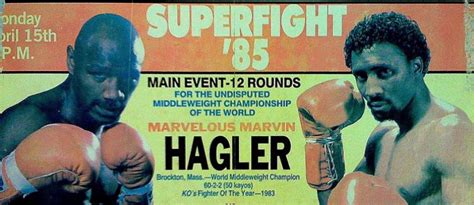 Fight of the day: Marvin Hagler vs. Thomas Hearns April 15, 1985 ‘THE ...