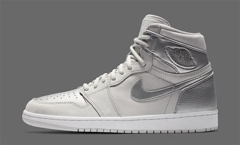 Tênis Air Jordan 1 será lançado em nova versão "Metallic Silver"