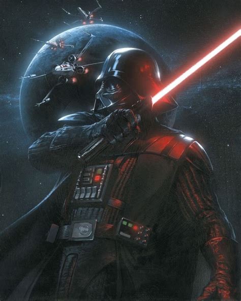 Darth Vader!! Art by Gabrielle Dell'Otto | Star Wars | Pinterest | Darth vader, Star and Star ...