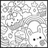 Kawaii Coloring Page For Kids 15907151 Vector Art At Vecteezy sketch template