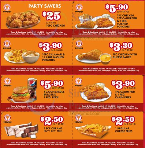 Printable Popeyes Coupons