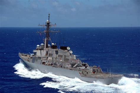 USS John Paul Jones (DDG-53) | Uss barry, Warship, Battleship