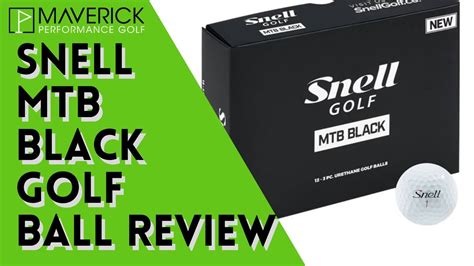 Snell MTB Black Golf Ball Review - YouTube