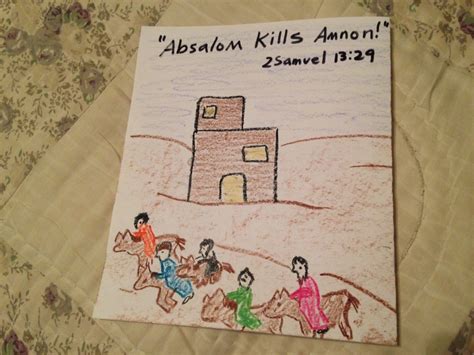 Children's Bible Lessons: Lesson - Amnon, Tamar, and Absalom