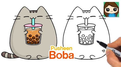 Hướng dẫn cách vẽ cute drawing boba nước giải khát ngon