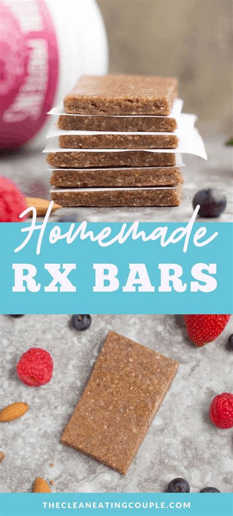 Homemade RX Bars are a delicious DIY snack! With a mix of berries, nuts ...