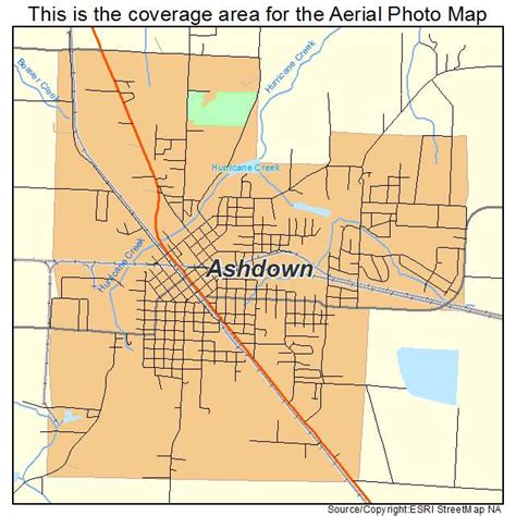 Aerial Photography Map of Ashdown, AR Arkansas