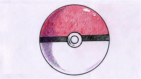 How To Draw A POKEBALL - Step-by-Step Drawing Tutorial for Beginners - YouTube